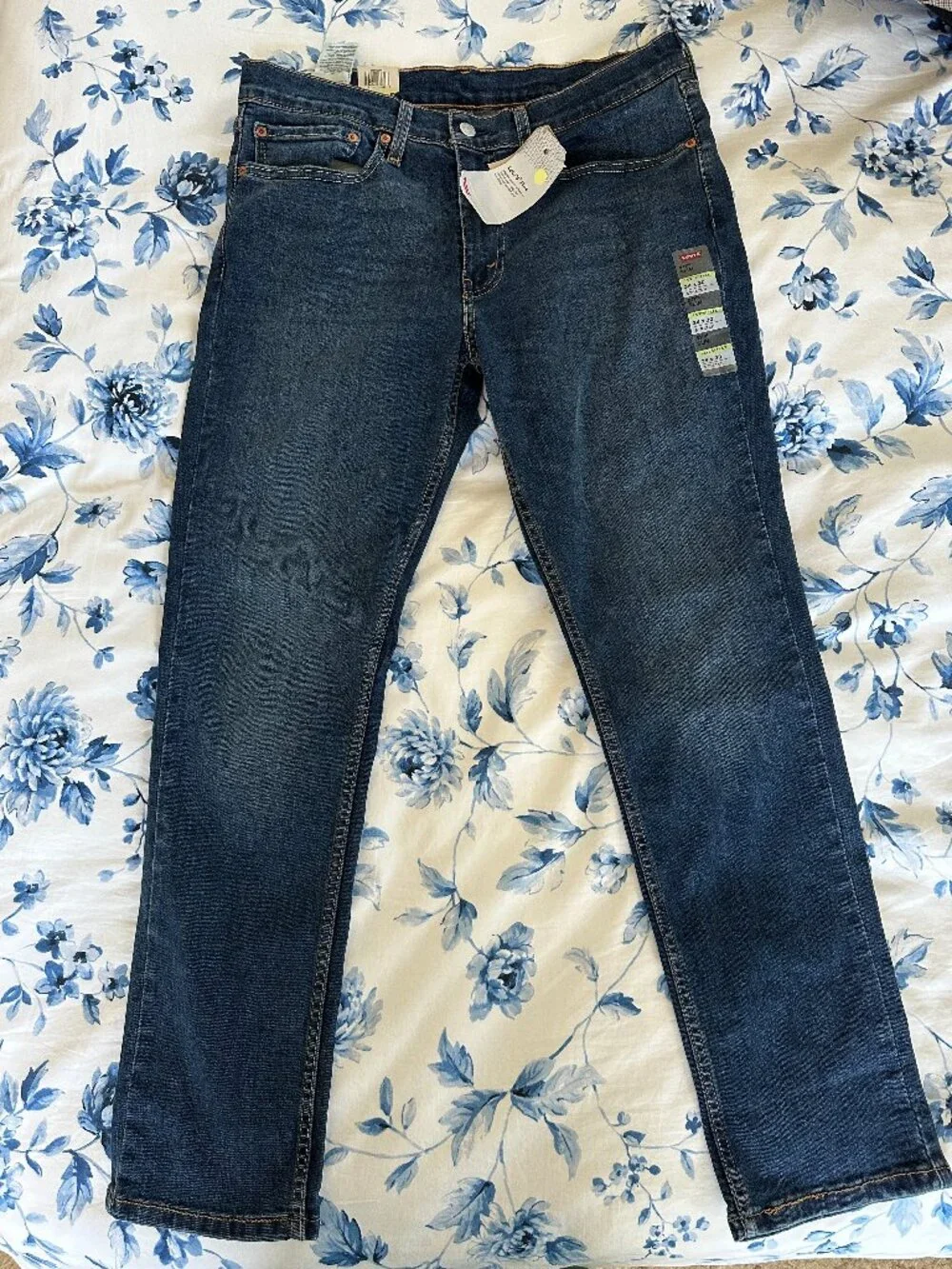 Levi's 511 Slim Jeans Men's 34x30 Dark Wash Stretch Denim NWT PC9-04511-2595